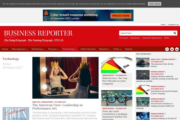 business-technology.co.uk site used Business-reporter
