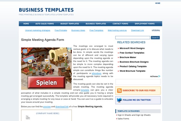 business-templates.org site used Crowdy