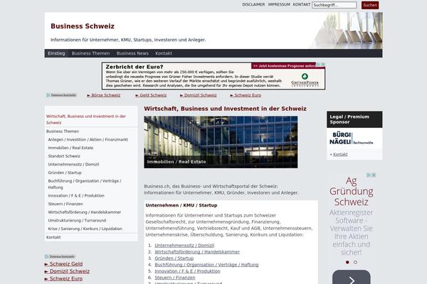 business.ch site used Xtreme One