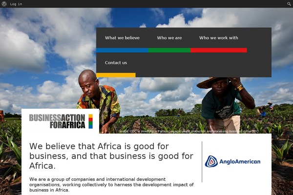 businessactionforafrica.org site used Baa