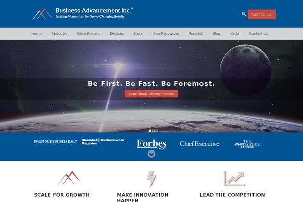 businessadvance.com site used Genesis