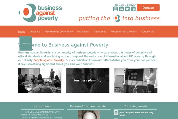 businessagainstpoverty.com site used Bap