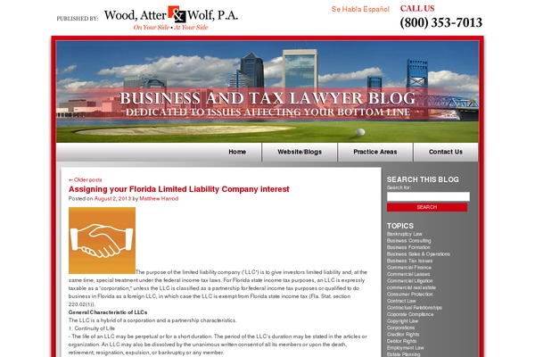 businessandtaxlawyerblog.com site used Businessandtax