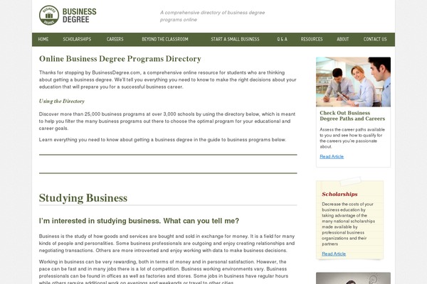 businessdegree.com site used Nichev2
