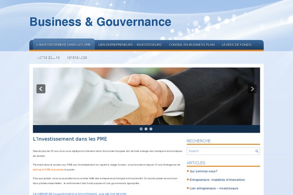 businessetgouvernance.net site used Comite