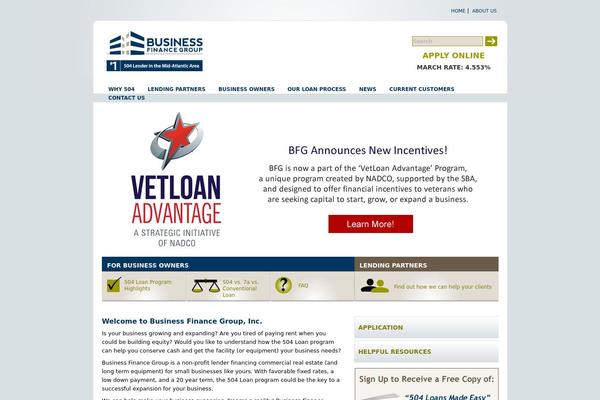 businessfinancegroup.org site used Bfg