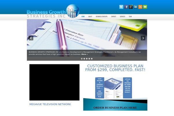 Businesscards theme site design template sample