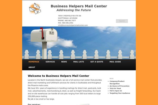 WordPress website example screenshot