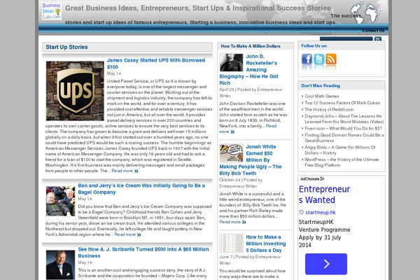 Hueman theme site design template sample