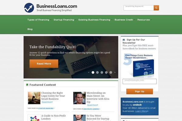 businessloans.com site used Ondeck