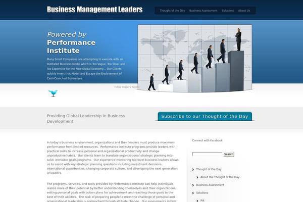 businessmanagementleaders.com site used Sleex