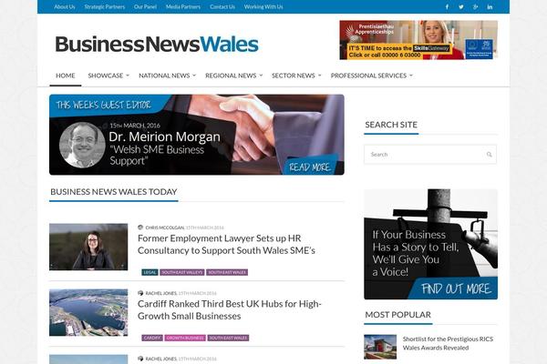 businessnewswales.com site used Curated
