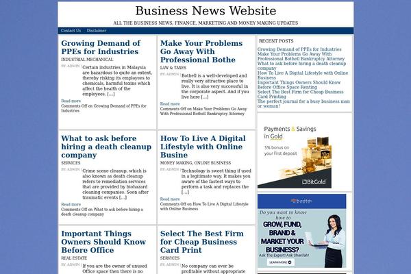 businessnewswebsite.com site used Newsmin