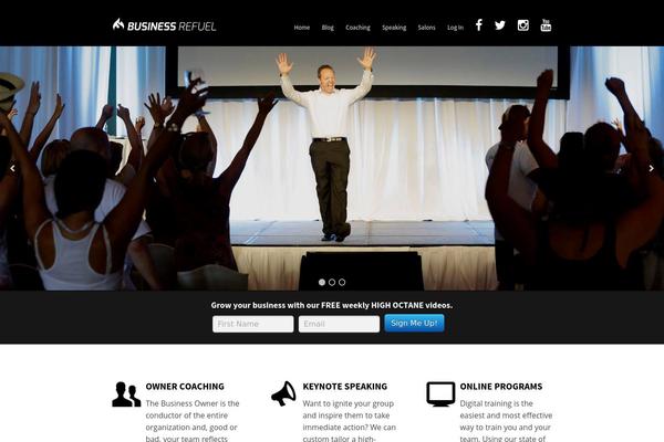 Ultimatum theme site design template sample