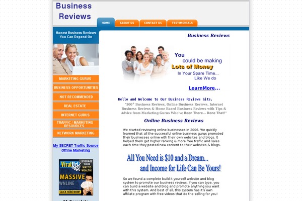businessreviews4you.com site used Quadruple Blue