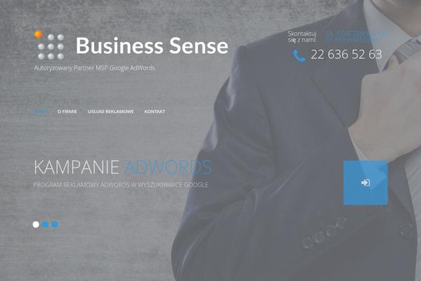 businesssense.pl site used Businesssense