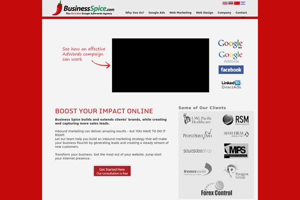 Business theme site design template sample