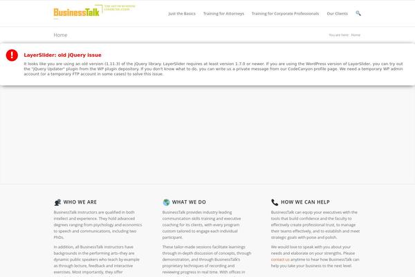 WordPress website example screenshot