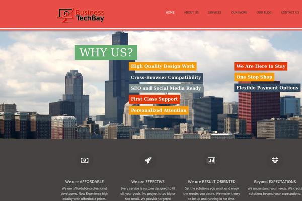 Producr theme site design template sample