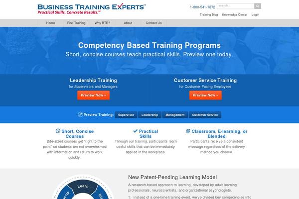 businesstrainingexperts.com site used Bte