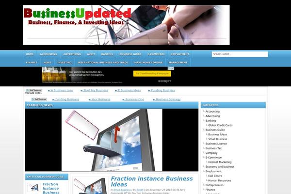 Blueve theme site design template sample