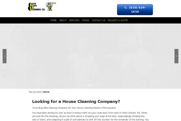 busybeecleaningcompany.com site used Builder-busy-bee-builder-everett-child-theme