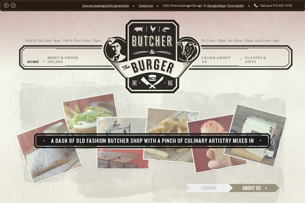 butcher theme websites examples