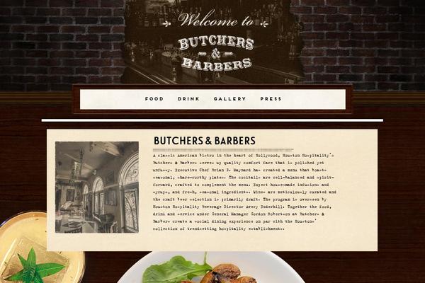 butchersandbarbers.com site used Butchers