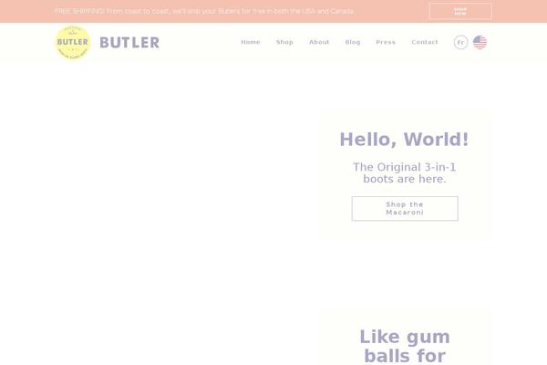 butlerboot.com site used Butler