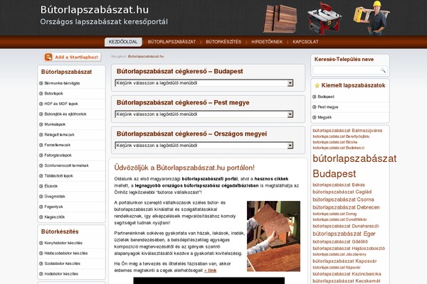 butorlapszabaszat.hu site used Butorlapszabaszat