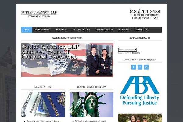 WordPress website example screenshot
