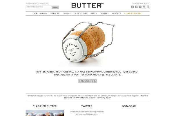 butterpr.ca site used Butter