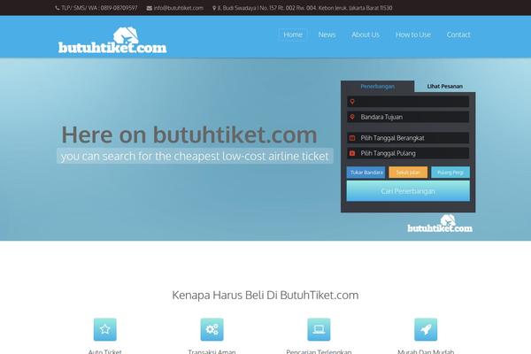 butuhtiket.com site used Vibe