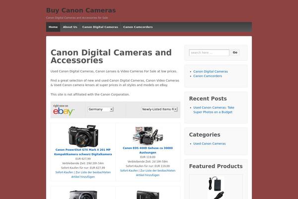 WordPress website example screenshot