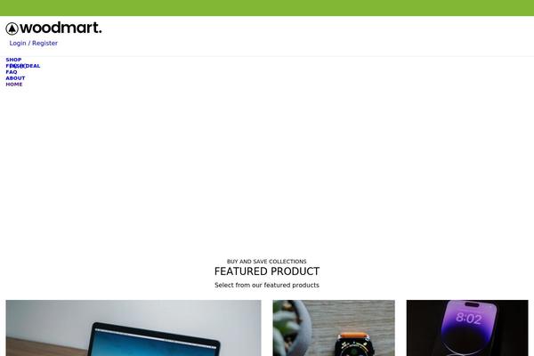 WordPress website example screenshot