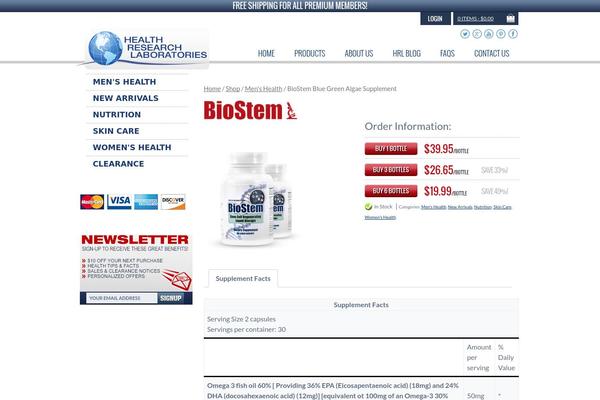 buybiostem.com site used Biostem