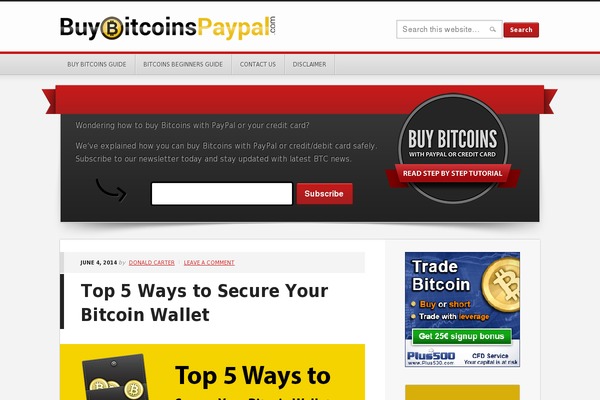 buybitcoinspaypal.com site used Conbix