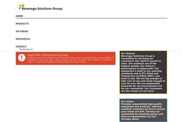 WordPress website example screenshot