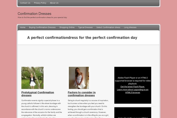 WordPress website example screenshot