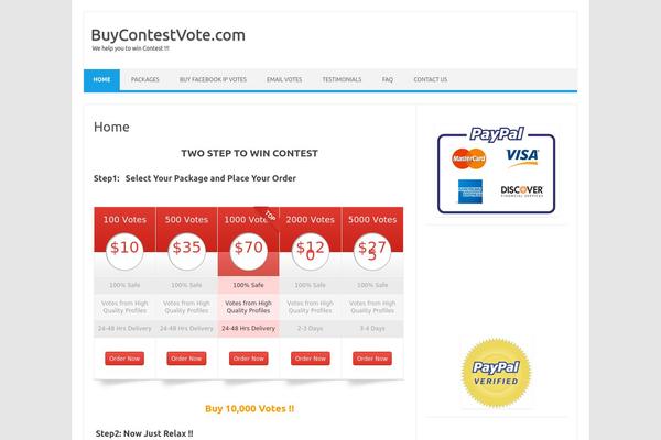 Iconic One theme site design template sample