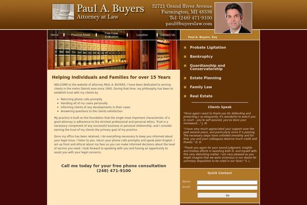 buyerslaw.com site used Buyers-law