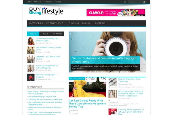 Jarida theme site design template sample