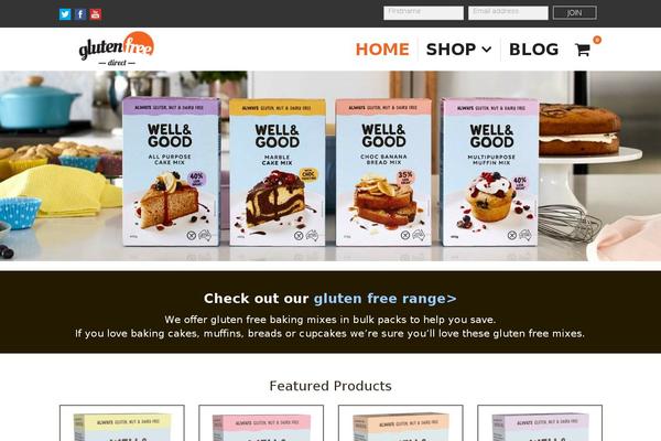 Bakery theme site design template sample