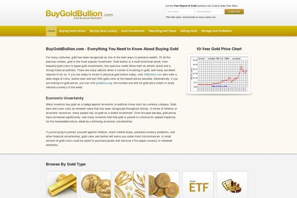 WordPress website example screenshot