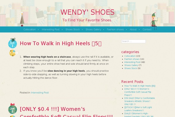 WordPress website example screenshot