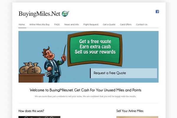 WordPress website example screenshot