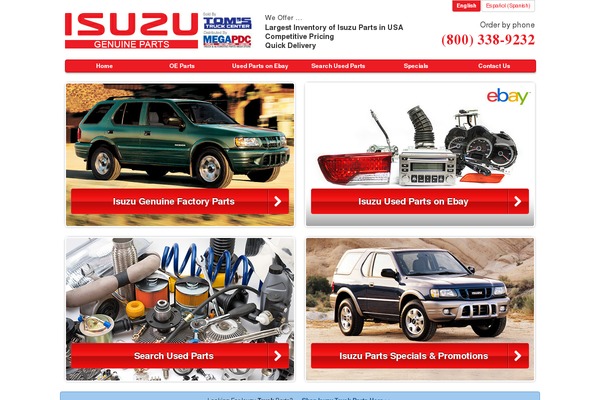 parts-child-isuzu theme websites examples