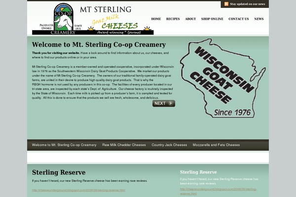 buymtsterlinggoatcheese.com site used Vibrant Cms