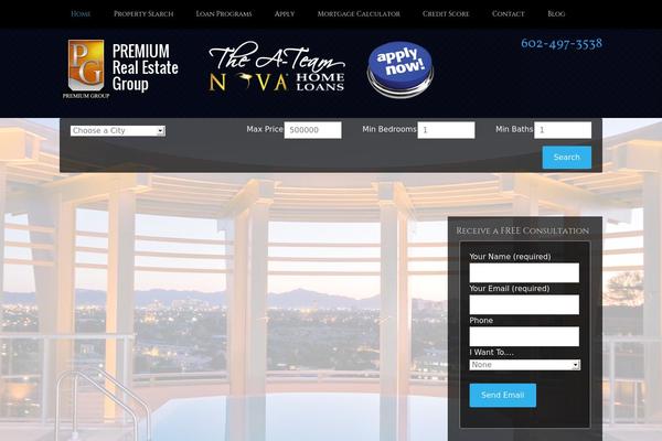 Enterprise Pro theme site design template sample