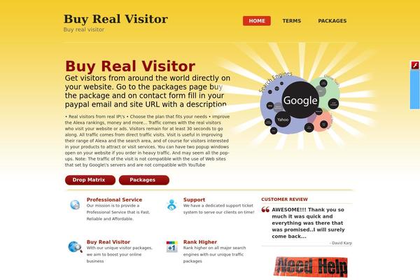 buyrealvisitor.com site used Eproduct